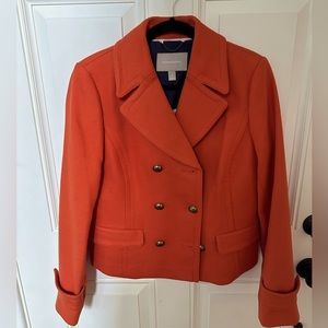 Orange Peacoat